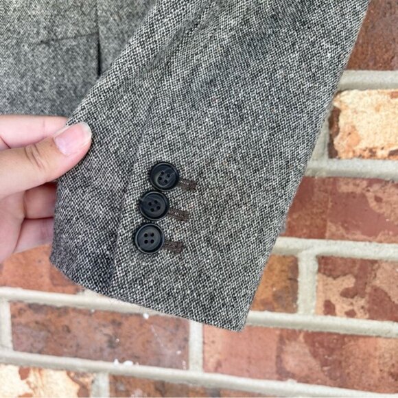 J. Crew Schoolboy Wool Blend Grey Blazer Size 6P - Picture 5 of 8